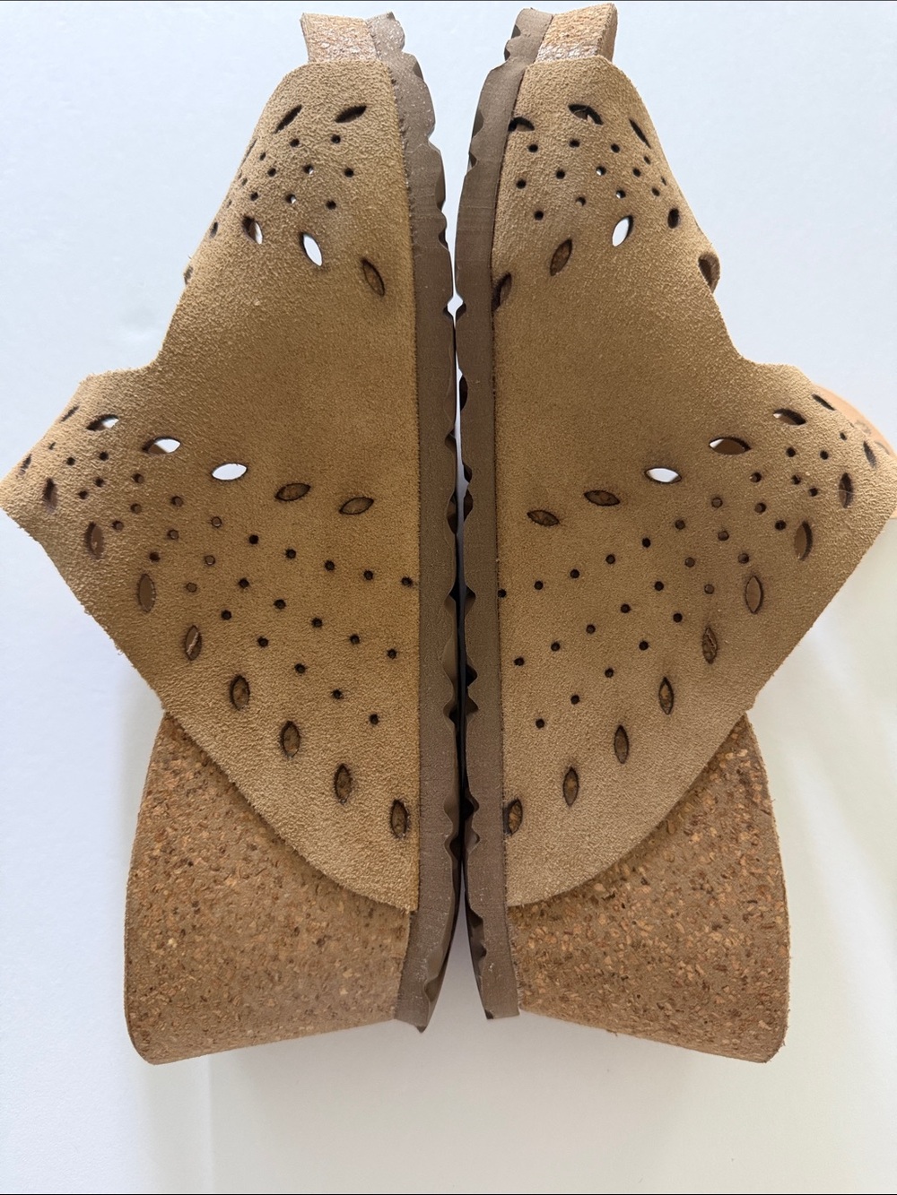 Women’s Adjustable Double-Buckle Slide Sandals - Tan - Size 7.5 - Picture 4 of 4